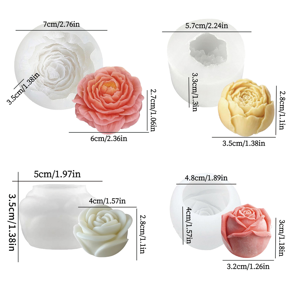 Zestaw 4 foremek kwiatowych -  – Florist Supply Bulk recenzja i cena